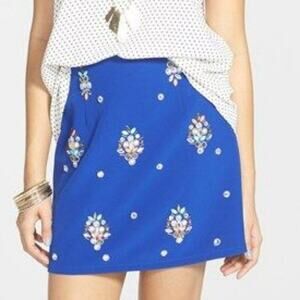 PPLA Clothing Jeweled Mini Skirt